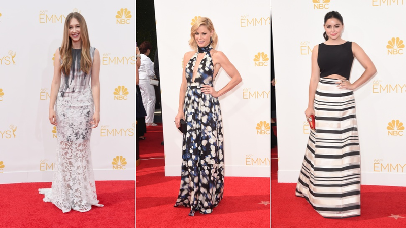 Illustration for article titled All the Sparkly, Slinky and Ridiculous Looks at the Emmys Red Carpet